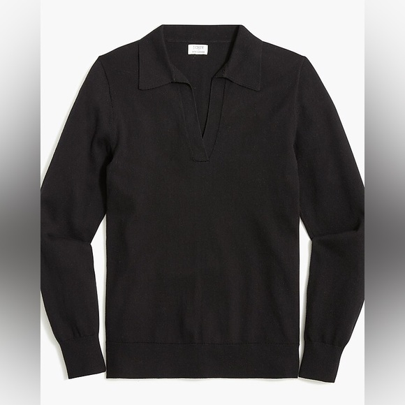 J. Crew Factory Sweaters - J. Crew Factory Cotton-blend polo sweater Size XL